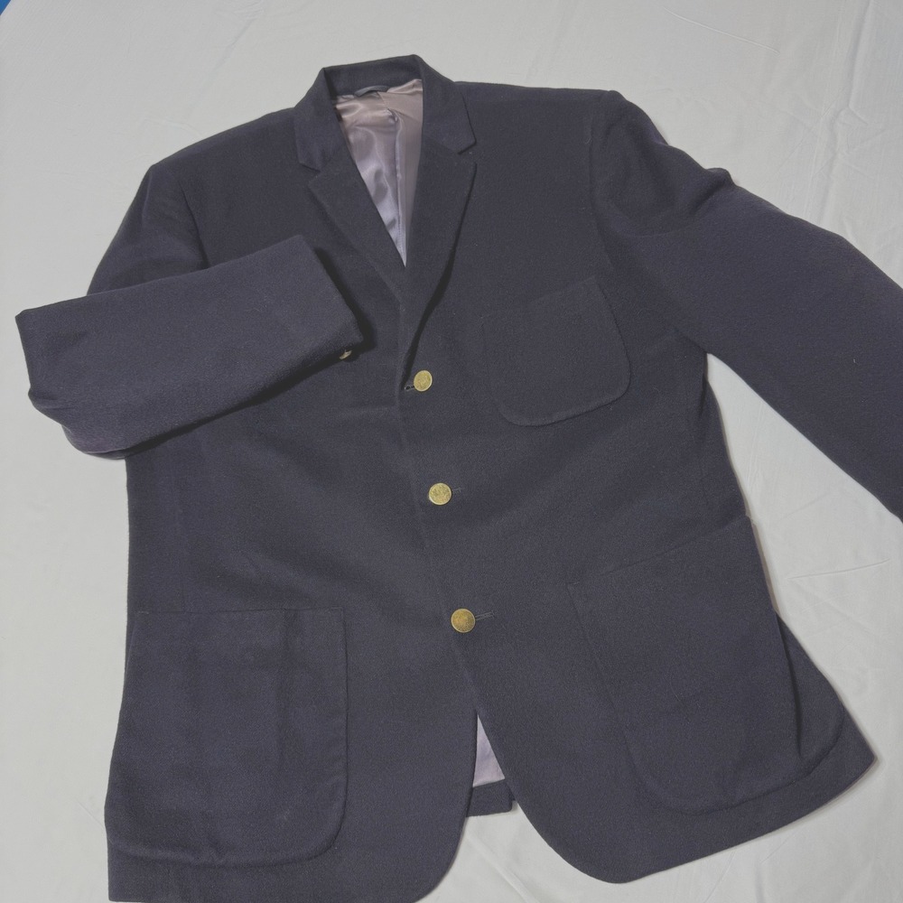Vintage Alexandre Moorbrook Pure Cashmere Overcoat Milium Lining Men's Size‎ 40 - Picture 2 of 10